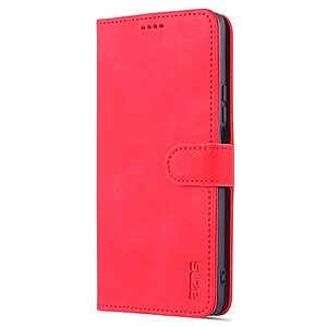 υποδοχές καρτών και μαγνητικό κούμπωμα κόκκινο