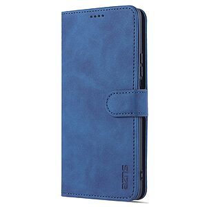 υποδοχές καρτών και μαγνητικό κούμπωμα μπλε