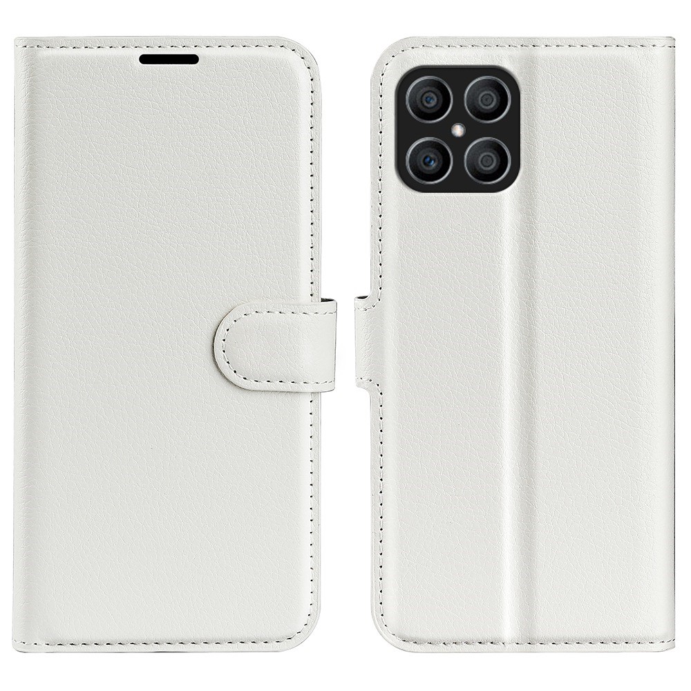 Θήκη Honor X8 OEM Litchi Skin Leather με βάση στήριξης