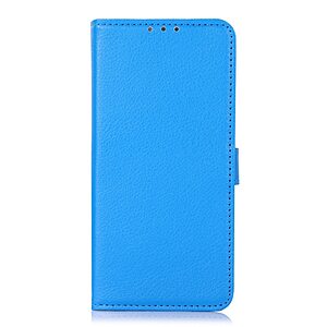 υποδοχές καρτών και μαγνητικό Back κούμπωμα Flip Wallet από συνθετικό δέρμα μπλε