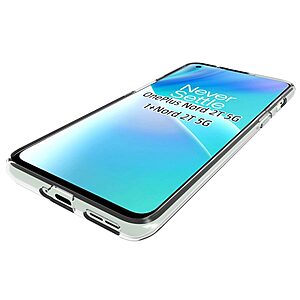 Θήκη OnePlus Nord 2T OEM Silicone Sockproof V2 Transparent Πλάτη TPU - Image 3