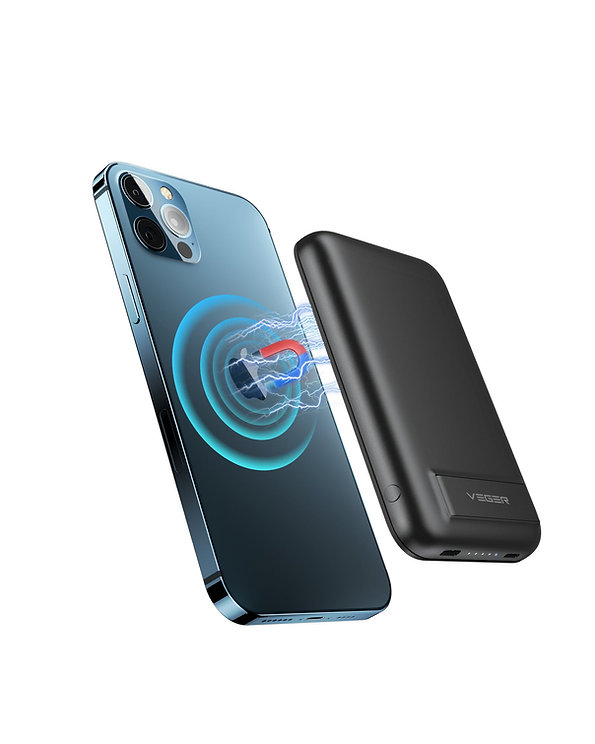 MagSafe power bank για iPhone VEGER MagOn Kick με μαγνητική προσκόλληση