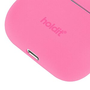 Θήκη σιλικόνης Holdit® για Apple AirPods 3 Bright pink (Έντονο ροζ ) - Image 3