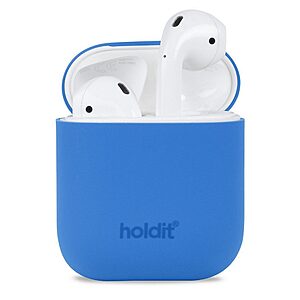 Θήκη σιλικόνης Holdit® για Apple AirPods 1/2 Sky blue (Μπλε ουρανού )