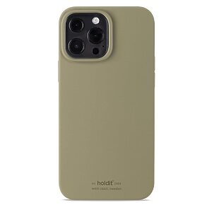 Θήκη σιλικόνης Holdit® για iPhone 13 Pro Max Khaki green (Πράσινο χακί )