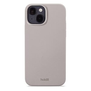 Θήκη σιλικόνης Holdit® για iPhone 14 Taupe (Μπεζ-γκρι )