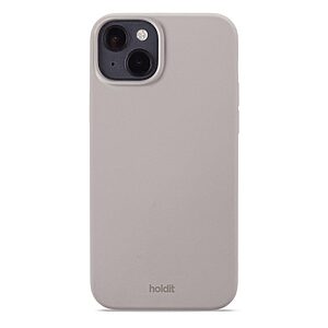 Θήκη σιλικόνης Holdit® για iPhone 14 Plus Taupe (Μπεζ-γκρι )