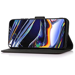 υποδοχές καρτών και μαγνητικό κούμπωμα μαύρο