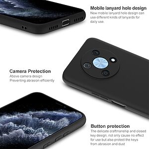 Θήκη Huawei Nova Y90 IMAK UC-3 Series Soft Ultra Slim TPU πλάτη μαύρο - Image 5