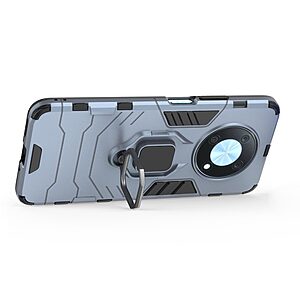 Θήκη Huawei Nova Y90 Mad Mask Πλάτη Thin Armor με Μαγνητικό δαχτυλίδι και Βάση στήριξης TPU μπλε - Image 3