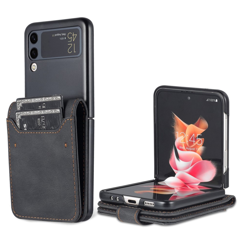 Θήκη Samsung Galaxy Z Flip4 5G Mad Mask Leather Wallet Case με βάση στήριξης