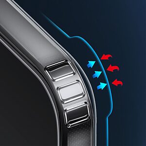 Θήκη iPhone 14 Pro ROCK Shockproof Πλάτη από Premium TPU διάφανη - Image 3