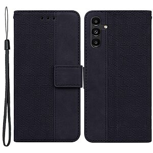 Θήκη Samsung Galaxy A13 5G Mad Mask Leather Wallet Case Geometry Style με βάση στήριξης
