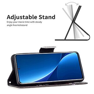 υποδοχές καρτών και μαγνητικό κούμπωμα Flip Wallet από συνθετικό δέρμα και TPU