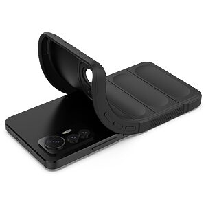 Θήκη Xiaomi 12 Lite 5G Mad Mask Rugged Armor από σκληρό Premium TPU μαύρο - Image 3