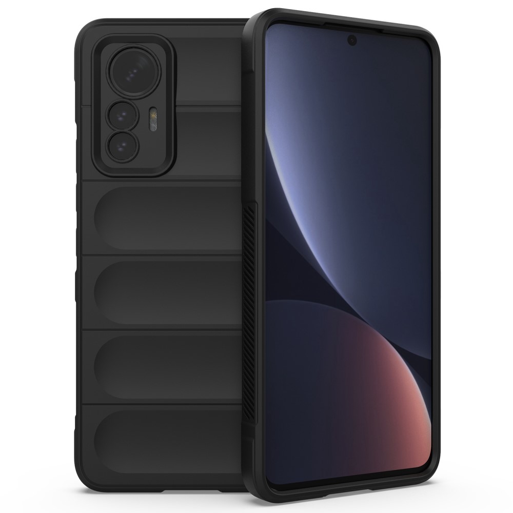 Θήκη Xiaomi 12 Lite 5G Mad Mask Rugged Armor από σκληρό Premium TPU μαύρο