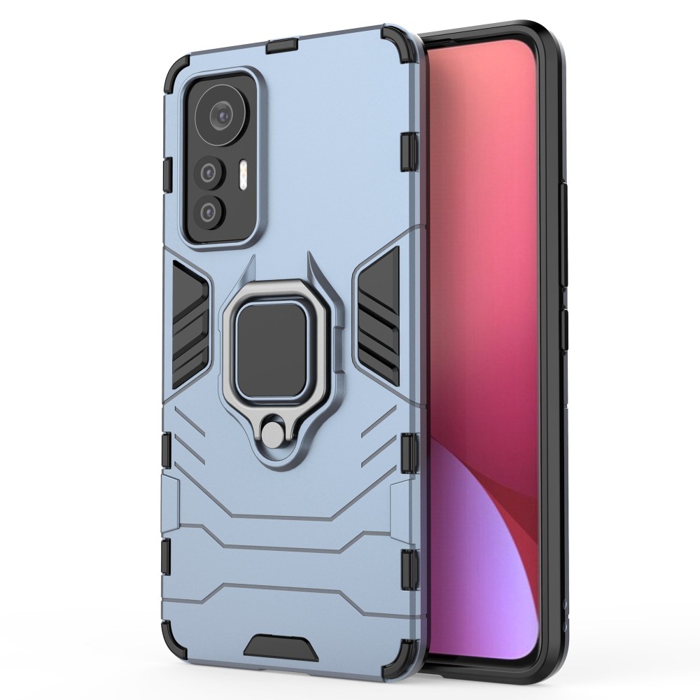 Θήκη Xiaomi 12 Lite 5G Mad Mask Πλάτη Thin Armor με Μαγνητικό δαχτυλίδι και Βάση στήριξης TPU μπλε