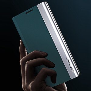 Θήκη Xiaomi Redmi 10A New Design Leather Stand Cover από συνθετικό δέρμα μπλε - Image 3