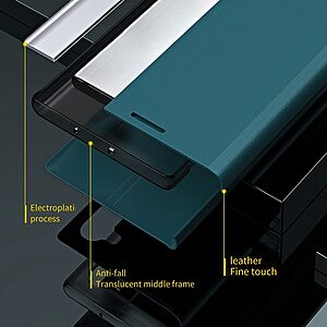 Θήκη Xiaomi Redmi 10A New Design Leather Stand Cover από συνθετικό δέρμα μπλε - Image 5