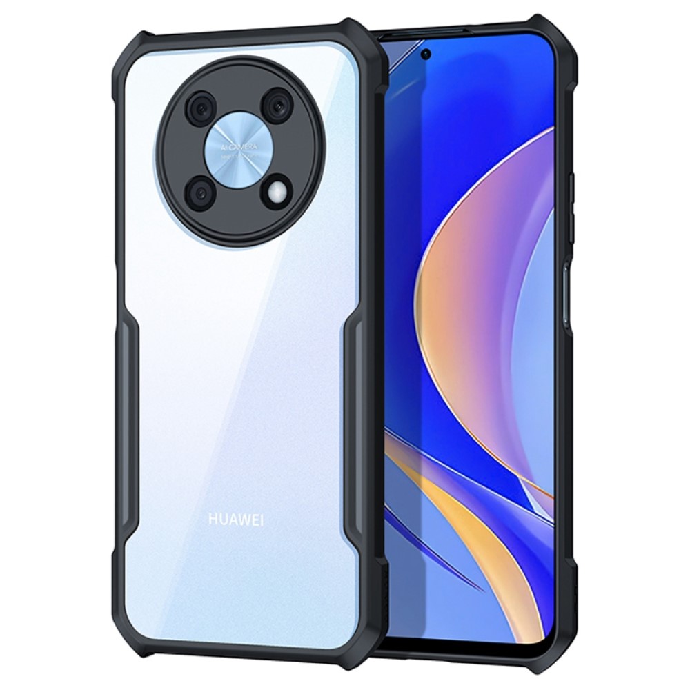 Θήκη Huawei Nova Y90 XUNDD Hybrid Sockproof Transparent πλάτη από αντικραδασμικό TPU μαύρο