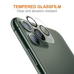 Αντιχαρακτικό γυαλί κάμερας AMORUS για iPhone 11 Pro / 11 Pro Max Camera lens Tempered Glass 9H - Image 4