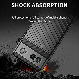 Θήκη Google Pixel 6 5G Mad Mask Thunder Series Πλάτη από ενισχυμένο TPU μπλε - Image 3