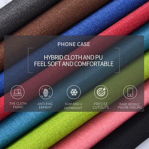 Θήκη Google Pixel 6 5G OEM Cloth Texture Πλάτη από ύφασμα και ενισχυμένο TPU γαλάζιο - Image 3