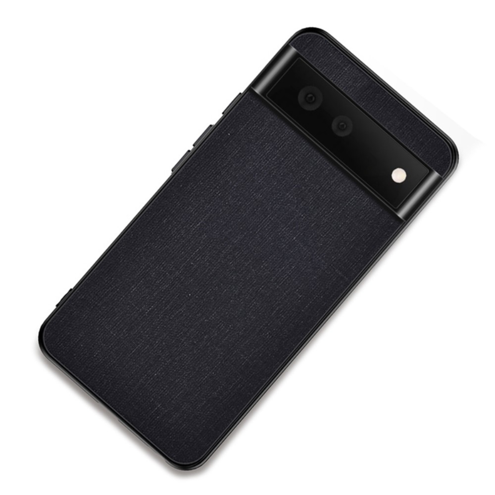 Θήκη Google Pixel 6 5G OEM Cloth Texture Πλάτη από ύφασμα και ενισχυμένο TPU μαύρο
