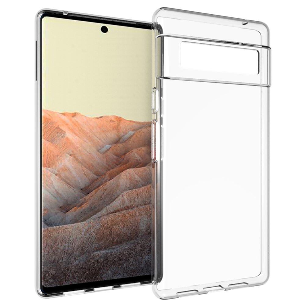 Θήκη Google Pixel 6 Pro 5G OEM Silicone Sockproof Anti-Slip Transparent Πλάτη TPU