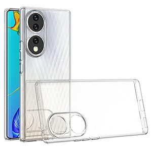Θήκη Honor 70 5G OEM Silicone Sockproof V6 Anti-Slip Transparent Πλάτη TPU