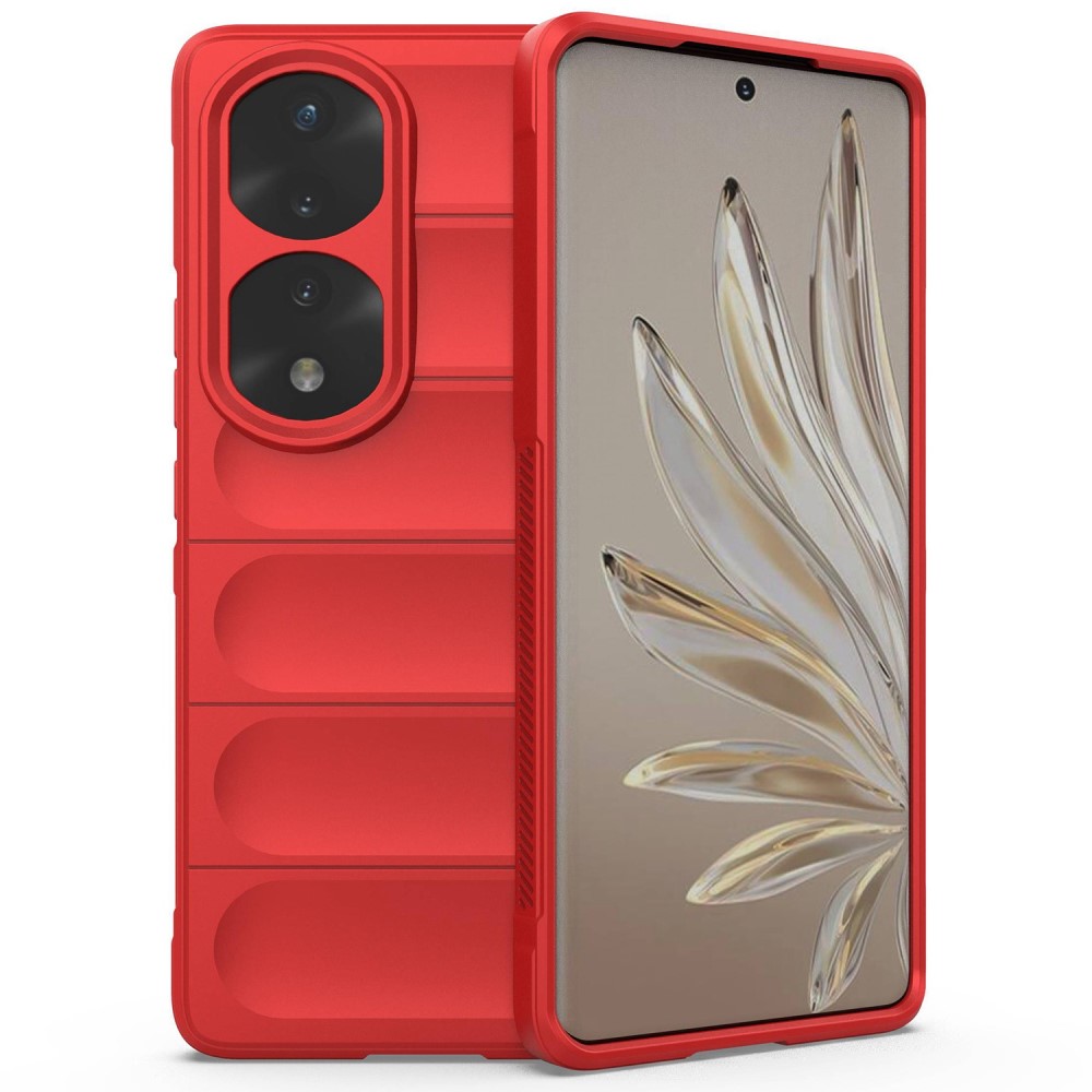 Θήκη Honor 70 5G Mad Mask Rugged Armor από σκληρό Premium TPU κόκκινο