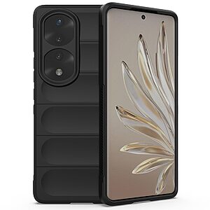 Θήκη Honor 70 5G Mad Mask Rugged Armor από σκληρό Premium TPU μαύρο