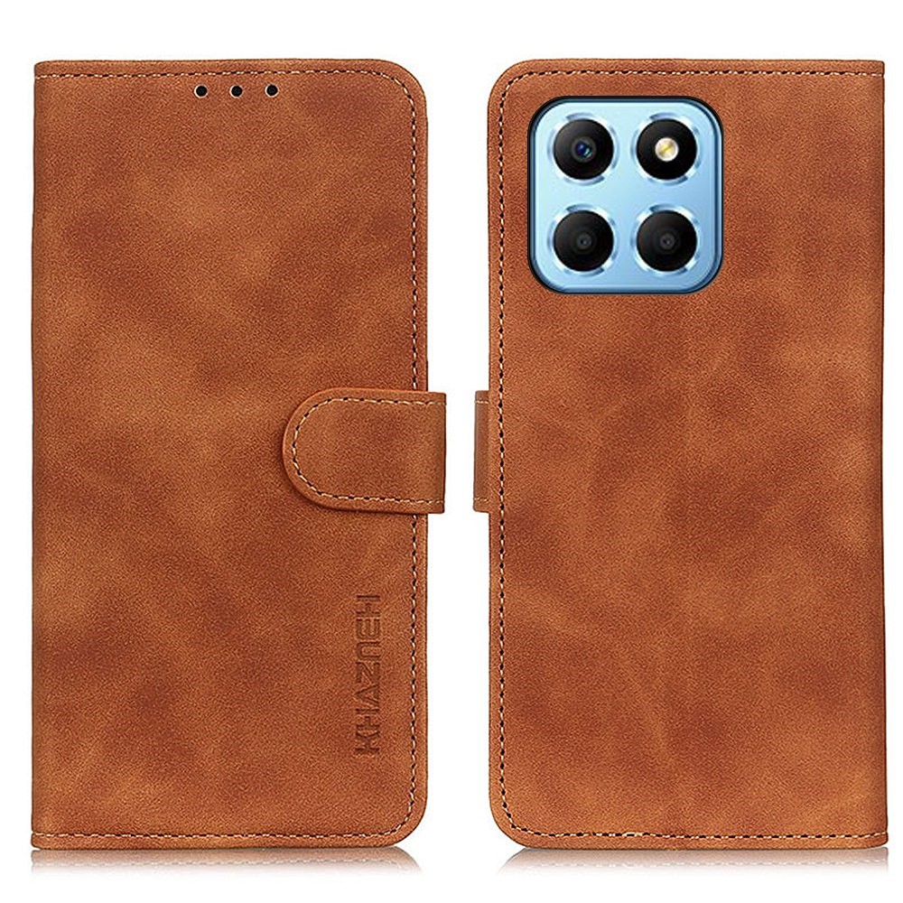 Θήκη Honor X8 5G KHAZNEH Litchi Skin Texture Leather με βάση στήριξης