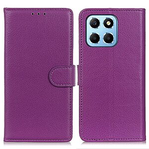 Θήκη Honor X8 5G OEM Litchi Skin  Leather με βάση στήριξης