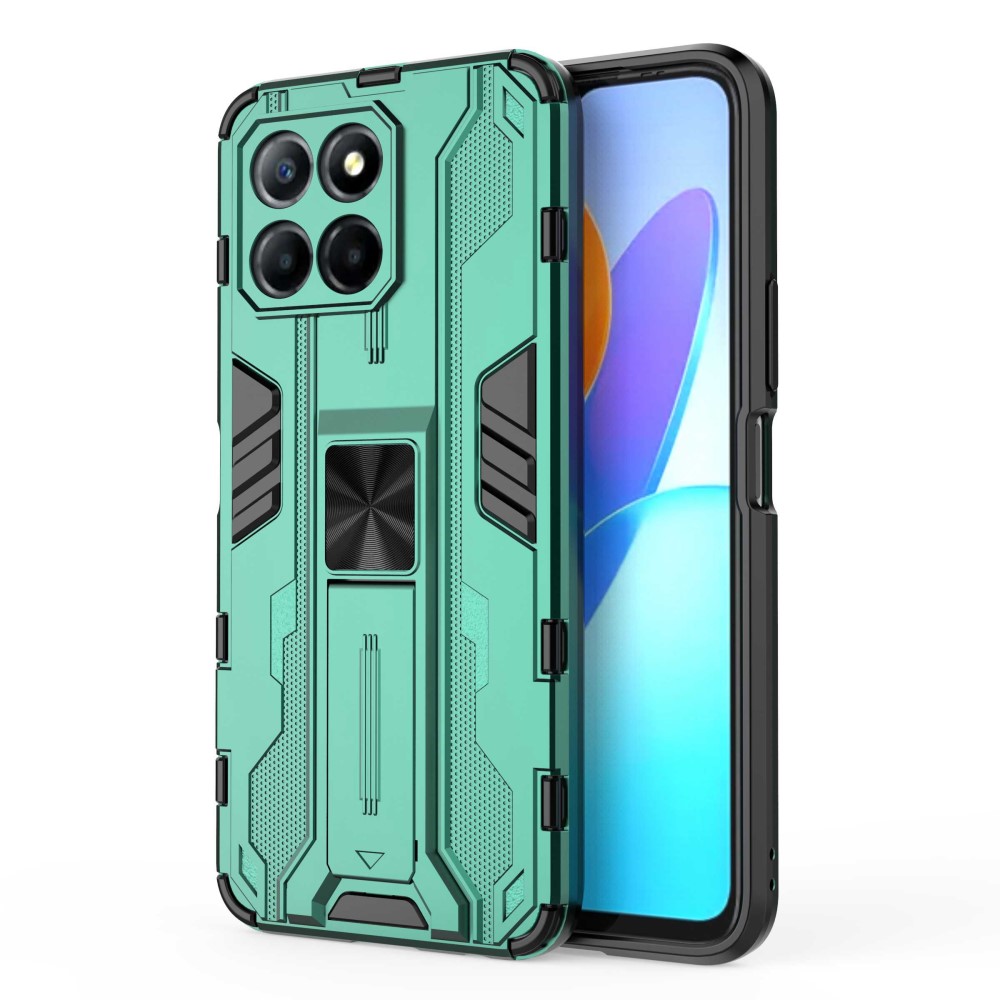 Θήκη Honor X8 5G Mad Mask Πλάτη Shockproof Armor με Μαγνητικό δαχτυλίδι και ποδαράκι Βάση στήριξης TPU πράσινο Θήκη Honor X8 5G Mad Mask Πλάτη Shockproof Armor με Μαγνητικό δαχτυλίδι και ποδαράκι Βάση στήριξης TPU πράσινο