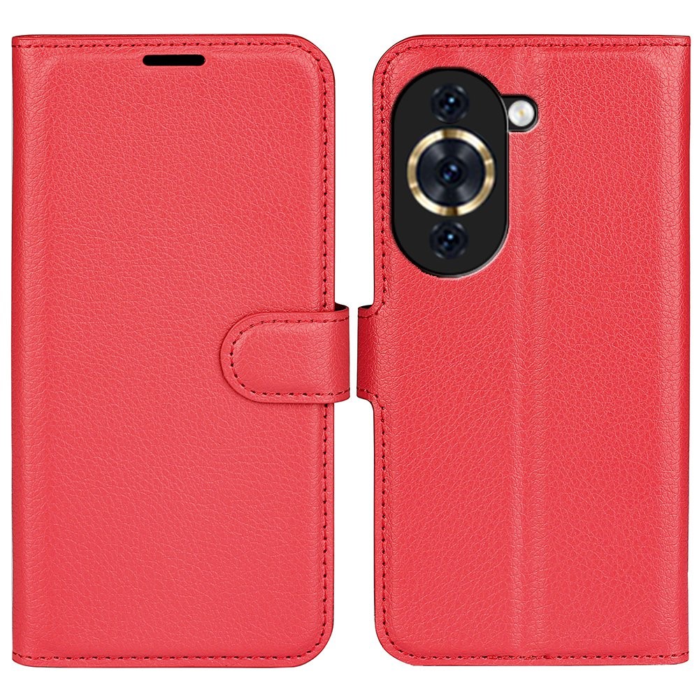 Θήκη Huawei Nova 10 OEM Litchi Skin Leather με βάση στήριξης Θήκη Huawei Nova 10 OEM Litchi Skin Leather με βάση στήριξης