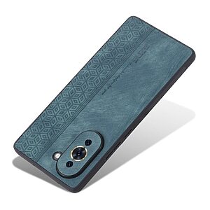 Θήκη Huawei Nova 10 Pro AZNS Imprinted Series Πλάτη με ανάγλυφη επιφάνεια από συνθετικό δέρμα και TPU πράσινο - Image 3