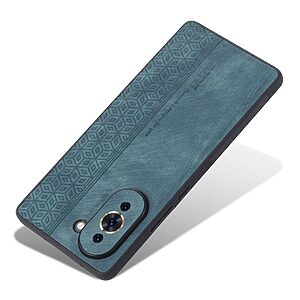 Θήκη Huawei Nova 10 AZNS Imprinted Series Πλάτη με ανάγλυφη επιφάνεια από συνθετικό δέρμα και TPU πράσινο - Image 3