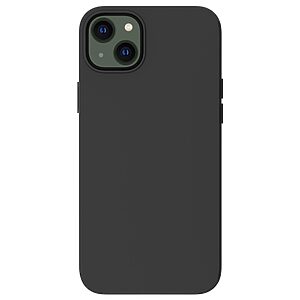Θήκη iPhone 14 Plus OEM Matte Premium v3 Πλάτη με ημίσκληρο TPU μαύρο - Image 2