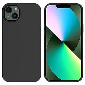 Θήκη iPhone 14 Plus OEM Matte Premium v3 Πλάτη με ημίσκληρο TPU μαύρο