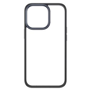 Θήκη iPhone 14 Plus ROCK Transparent Thin Frame Πλάτη από Premium TPU πλάτη μαύρο