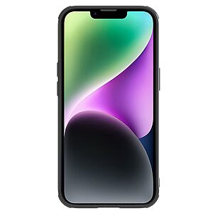 Θήκη iPhone 14 Plus NiLLkin Camshield Carbon Fiber Series Πλάτη με προστασία για την κάμερα από σκλήρό Premium TPU μαύρο - Image 2