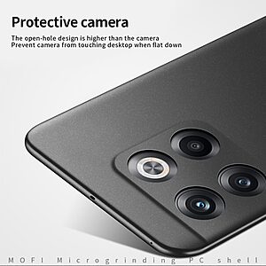 Θήκη OnePlus 10T 5G MOFI Shield Slim Series Πλάτη από σκληρό πλαστικό μαύρο - Image 4