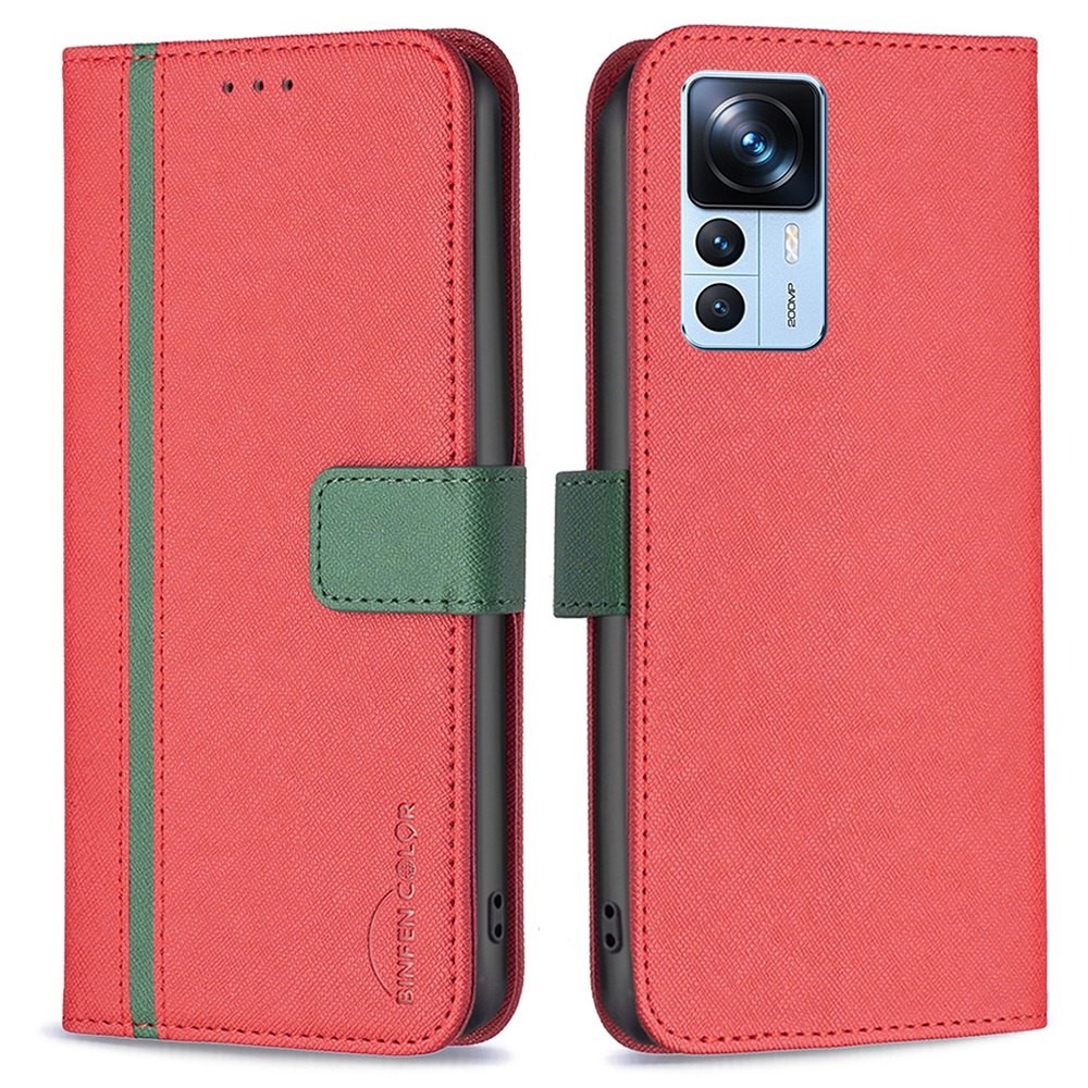 Θήκη Xiaomi 12T / 12T Pro BINFEN COLOR Leather Wallet Double Stitching Lines v3 με βάση στήριξης Θήκη Xiaomi 12T / 12T Pro BINFEN COLOR Leather Wallet Double Stitching Lines v3 με βάση στήριξης