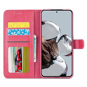 υποδοχές καρτών και μαγνητικό κούμπωμα ροζ