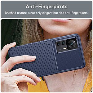 Θήκη Xiaomi 12T 5G / 12T Pro 5G Mad Mask Thunder Series Πλάτη από ενισχυμένο TPU μπλε - Image 5