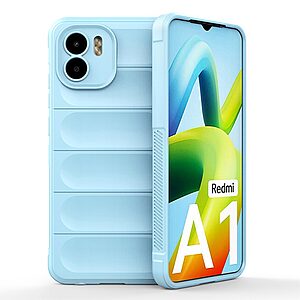 Θήκη Xiaomi Redmi A1 Mad Mask Rugged Armor από σκληρό Premium TPU γαλάζιο