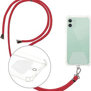 Lanyard Λουράκι Λαιμού για Κινητά κόκκινο