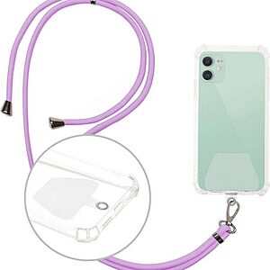 Lanyard Λουράκι Λαιμού για Κινητά μωβ