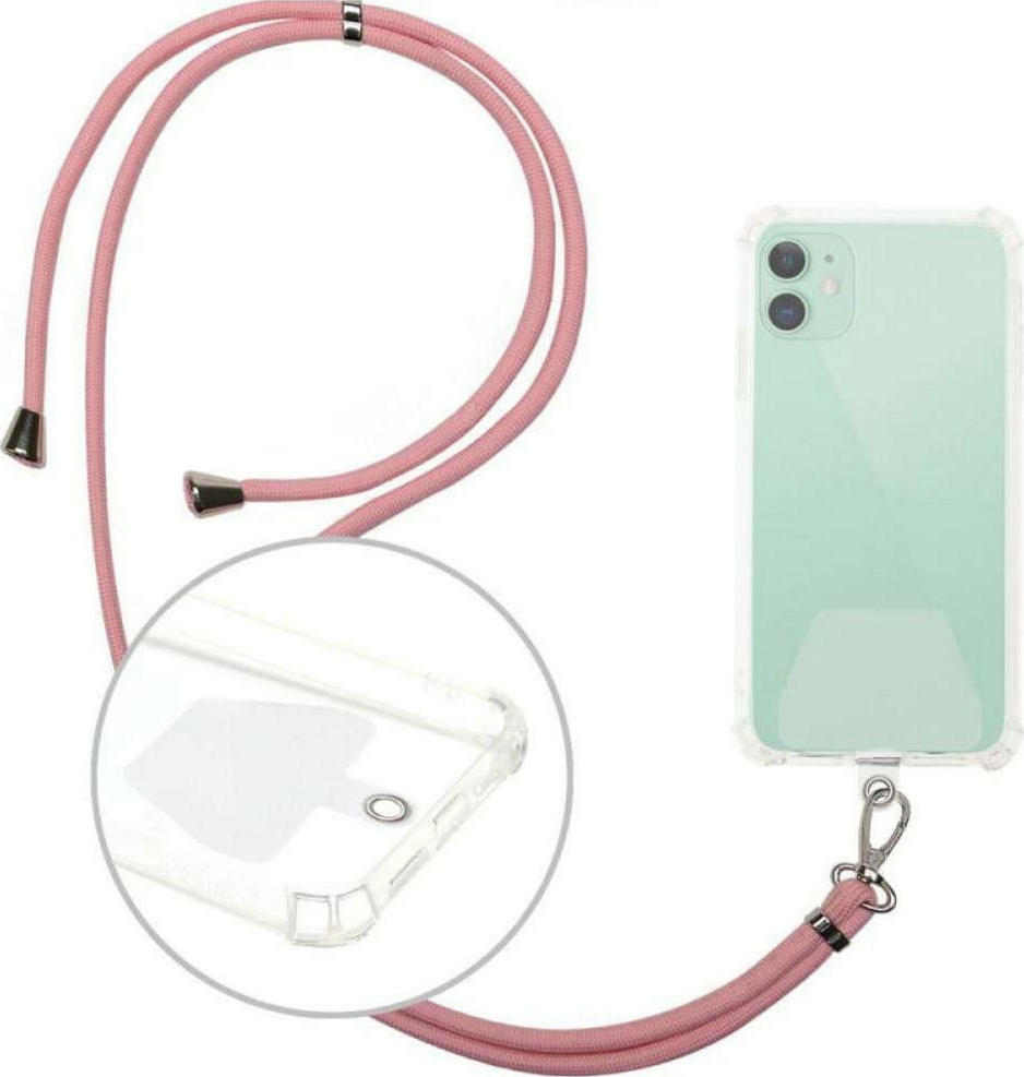 Lanyard Λουράκι Λαιμού για Κινητά ροζ